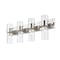 Z-Lite Lawson 4 Light Vanity, Polished Nickel & Clear 343-4V-PN - alternate 8